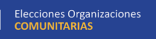 Elecciones Organizaciones Comunitarias