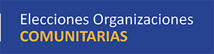 Elecciones Organizaciones Comunitarias