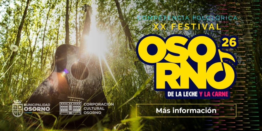 CONVOCATORIA COMPETENCIA FOLCLÓRICA XX FESTIVAL OSORNO DE LA LECHE Y LA CARNE 2026